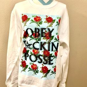 One of a kind OBEY SWEATSHIRT MEN OR WOMENS